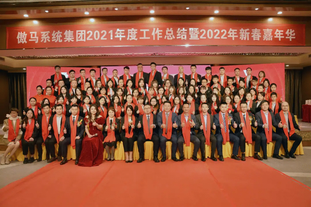 傲马系统集团新春大合照